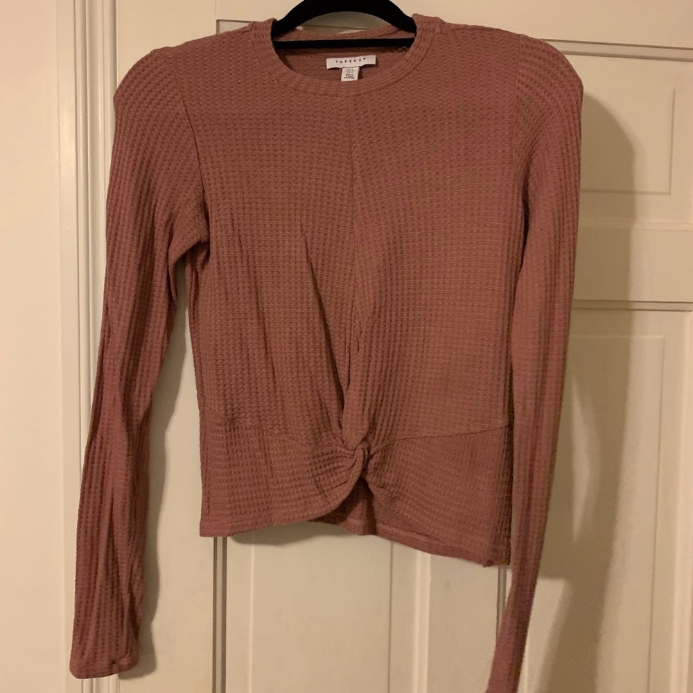 soft pink long sleeve